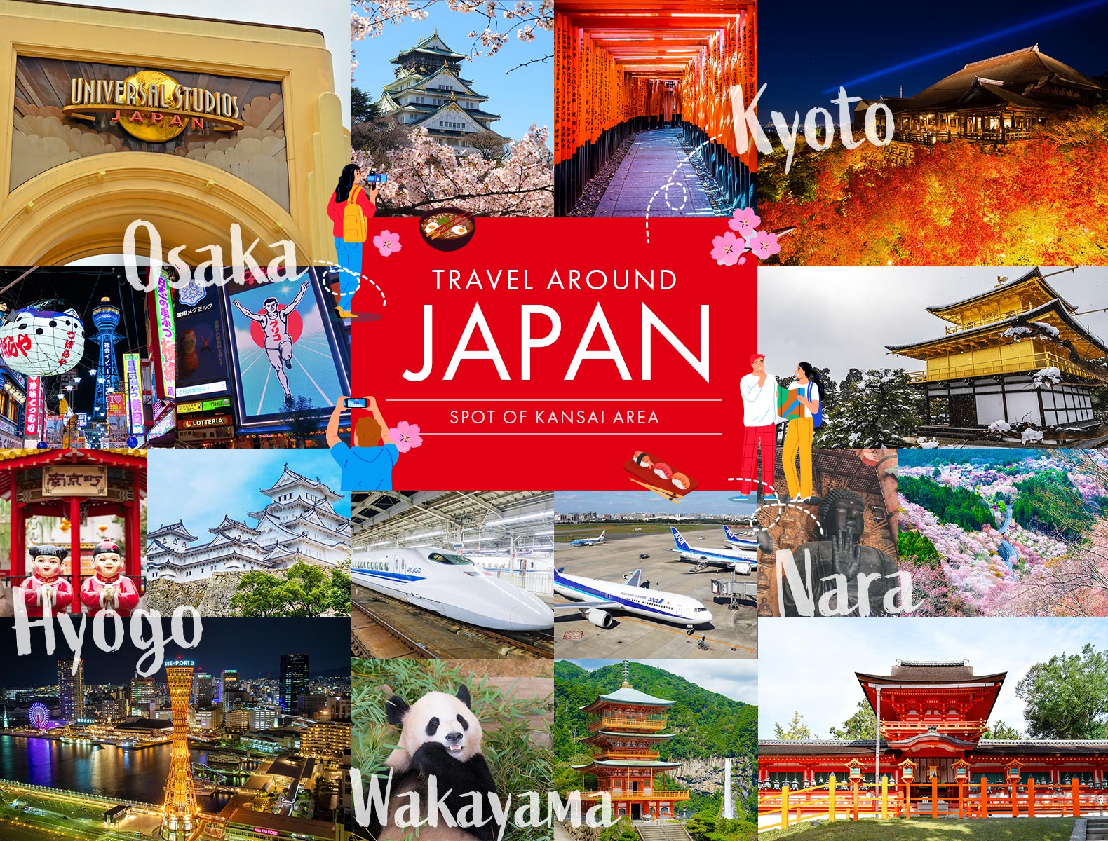 Travel AROUND JAPAN - spot of kansai area -